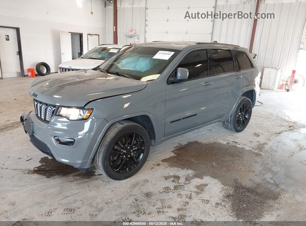 1C4RJFAG2MC632666 2021 JEEP GRAND CHEROKEE Gray Առջևի ձախ երեք քառորդ տեսարան
