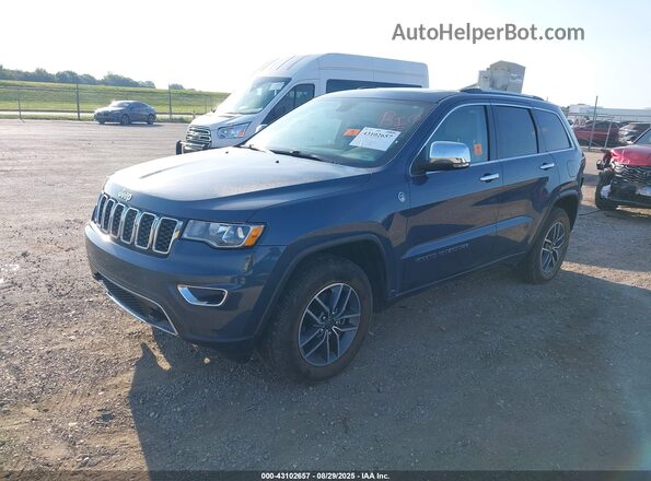 1C4RJFBG9LC141685 2020 JEEP GRAND CHEROKEE Blue Передня ліва чверть