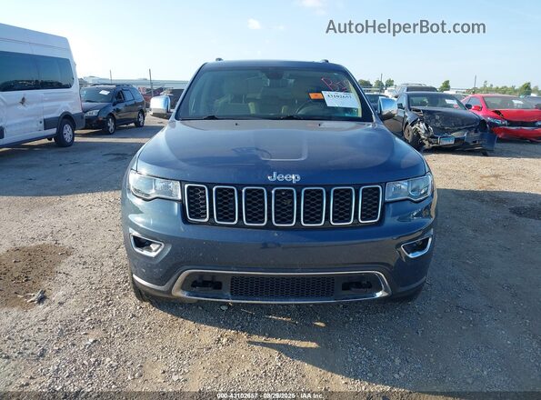 1C4RJFBG9LC141685 2020 JEEP GRAND CHEROKEE Blue Вид щитка приладів