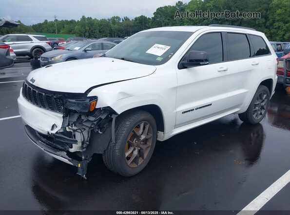 1C4RJFBT2LC385577 2020 JEEP GRAND CHEROKEE White Vista tres cuartos delantera izquierda
