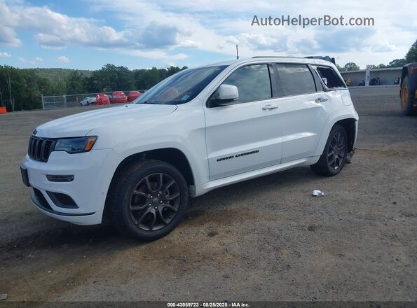 1C4RJFCG7MC736650 2021 JEEP GRAND CHEROKEE White წინა მარცხენა ხედი სამი მეოთხედიდან