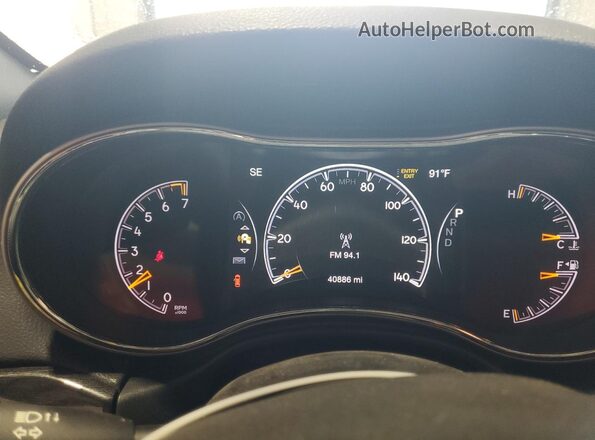 1C4RJFLG6LC138807 2020 JEEP GRAND Black Widok zestawu wskaźników