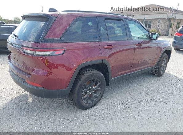 1C4RJHAG3SC279749 2025 JEEP GRAND CHEROKEE Red უკანა მარჯვენა