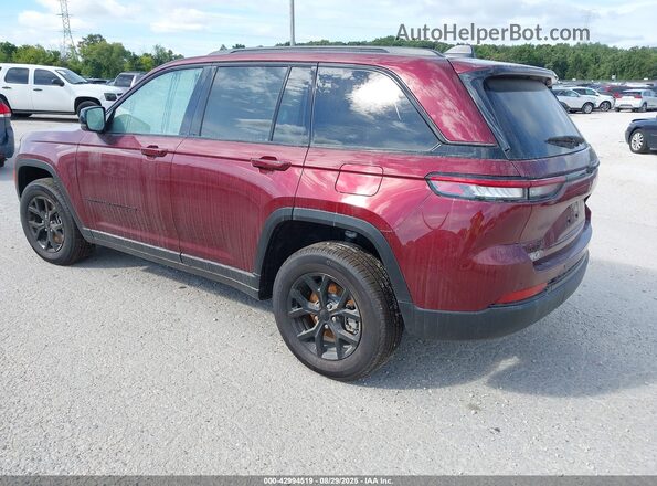 1C4RJHAG3SC279749 2025 JEEP GRAND CHEROKEE Red უკანა მარცხენა