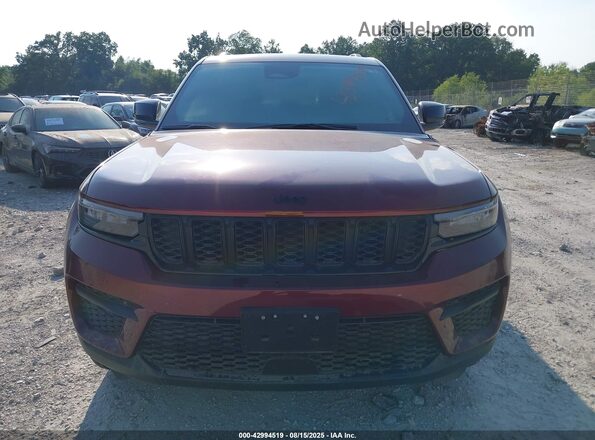 1C4RJHAG3SC279749 2025 JEEP GRAND CHEROKEE Red ხელსაწყოთა პანელის ხედი
