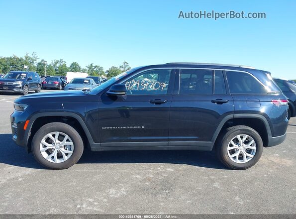 1C4RJHBG4P8846740 2023 JEEP GRAND CHEROKEE Dark Blue Вид щитка приборов