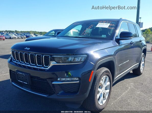 1C4RJHBG4P8846740 2023 JEEP GRAND CHEROKEE Dark Blue Передняя левая четверть