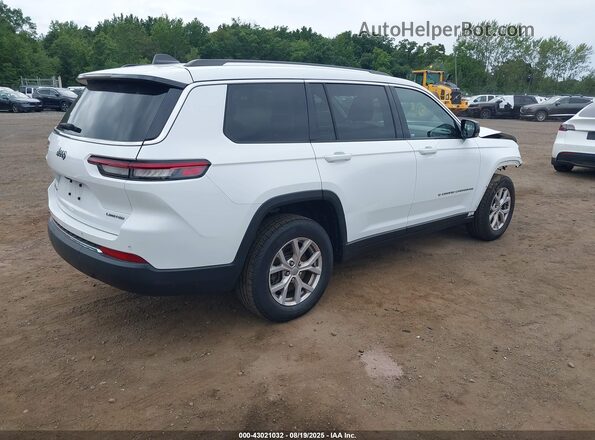 1C4RJKBG1M8135697 2021 JEEP GRAND CHEROKEE L White Задня права чверть
