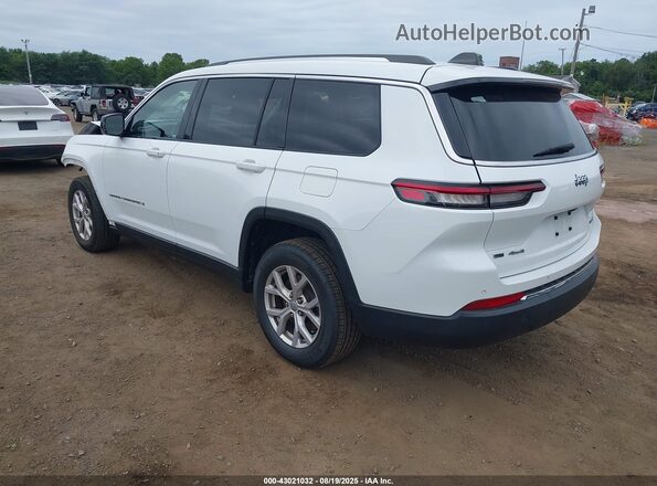1C4RJKBG1M8135697 2021 JEEP GRAND CHEROKEE L White Задня ліва чверть