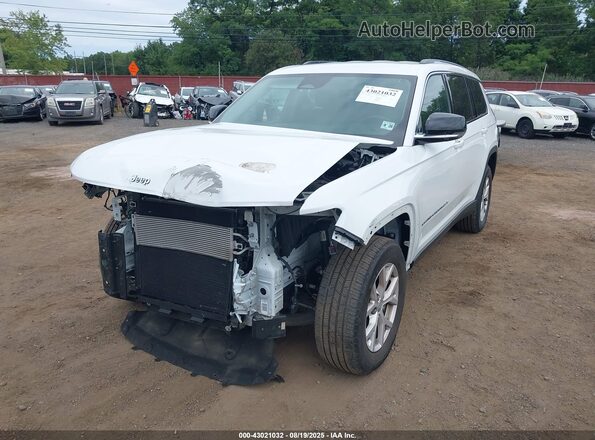 1C4RJKBG1M8135697 2021 JEEP GRAND CHEROKEE L White Вид спереду