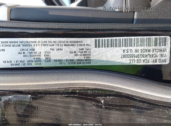 1C4RJKBG9P8853387 2023 JEEP GRAND CHEROKEE Black 
