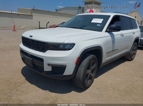 1C4RJKBGXP8729175 2023 JEEP GRAND CHEROKEE L Белый Передняя левая четверть