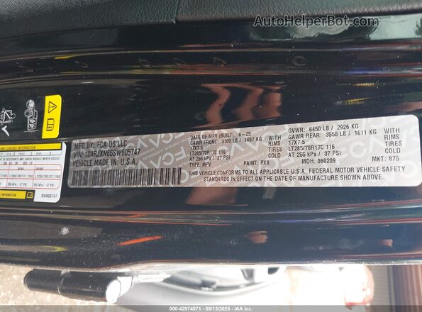 1C4RJXN66SW605747 2025 JEEP WRANGLER Black Вид підкапотного простору