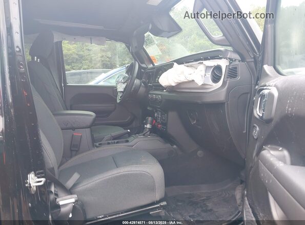 1C4RJXN66SW605747 2025 JEEP WRANGLER Black Вид салону спереду
