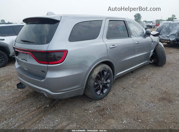 1C4SDJCT0MC697084 2021 DODGE DURANGO Серебряный Задняя правая четверть