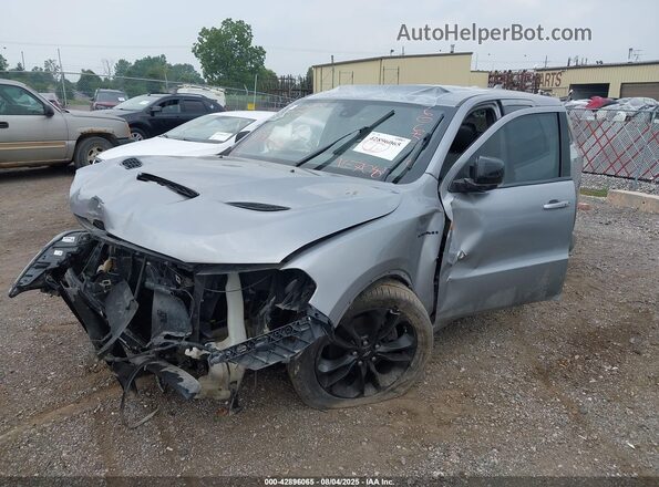 1C4SDJCT0MC697084 2021 DODGE DURANGO Серебряный Передняя левая четверть