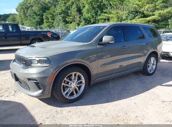 1C4SDJCT2MC642006 2021 DODGE DURANGO Pewter Առջևի ձախ երեք քառորդ տեսարան