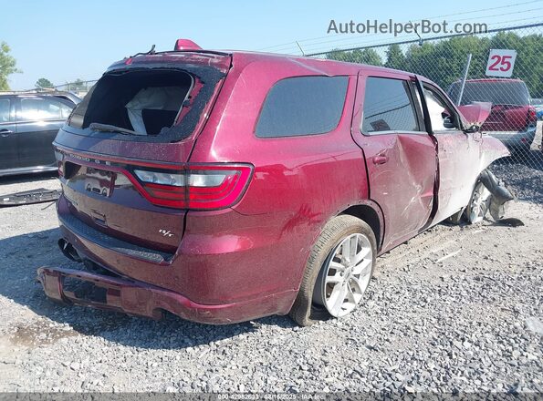 1C4SDJCT4NC221874 2022 DODGE DURANGO Red Задня права чверть
