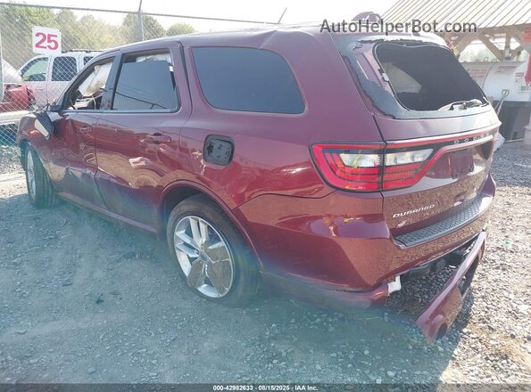 1C4SDJCT4NC221874 2022 DODGE DURANGO Red Задня ліва чверть