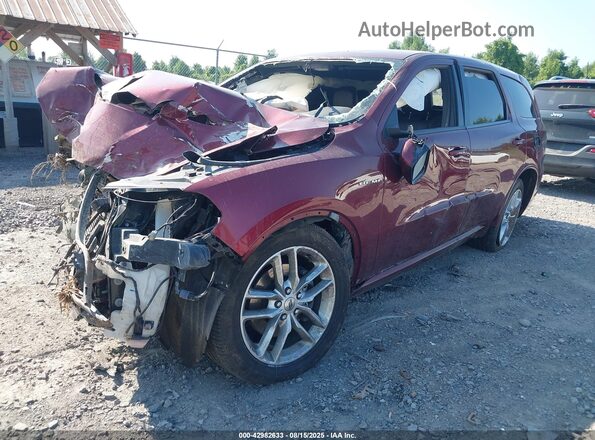 1C4SDJCT4NC221874 2022 DODGE DURANGO Red Передня ліва чверть