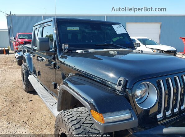 1C6HJTFG5LL141548 2020 JEEP GLADIATOR Black Front view