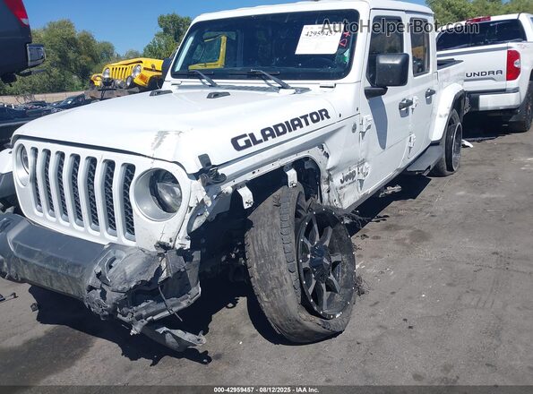 1C6HJTFG9LL210242 2020 JEEP GLADIATOR White წინა ხედი