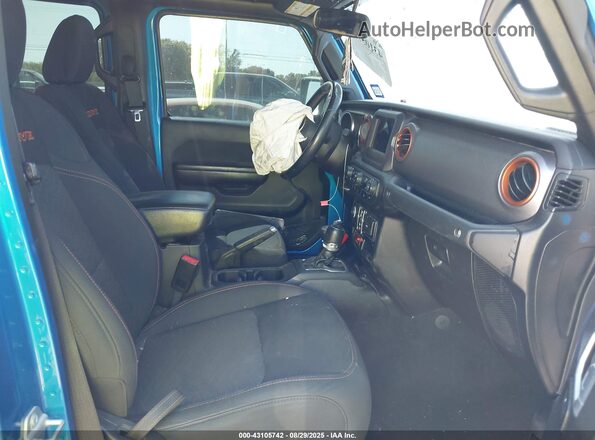 1C6JJTEG7LL211117 2020 JEEP GLADIATOR Blue Вид салону спереду