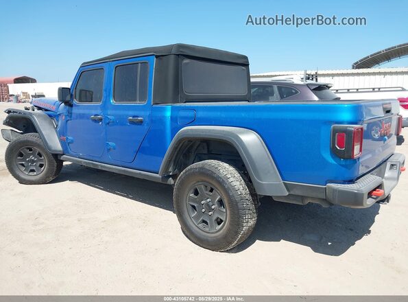 1C6JJTEG7LL211117 2020 JEEP GLADIATOR Blue Задня ліва чверть