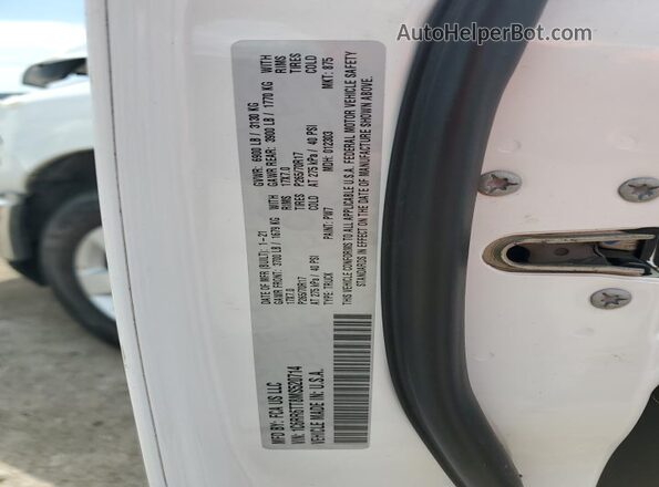 1C6RR6TT8MS520714 2021 RAM 1500 White ძრავის განყოფილების ხედი