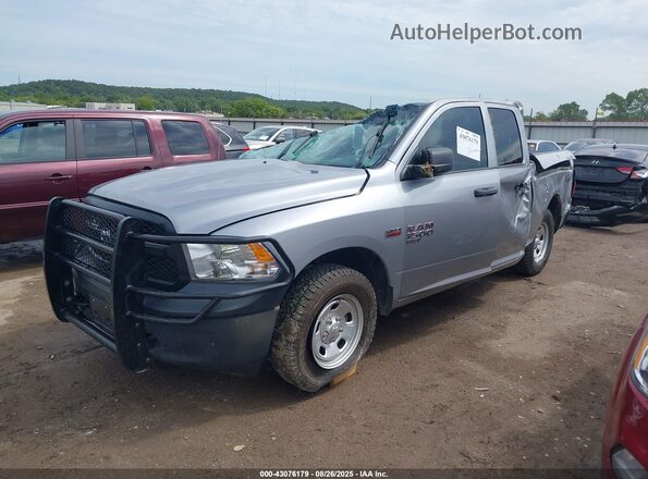 1C6RR7FT6LS100109 2020 RAM 1500 CLASSIC Silver Առջևի ձախ երեք քառորդ տեսարան