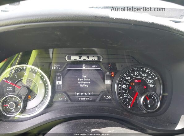 1C6RREBG0PN585929 2023 RAM 1500 Gray Rear seats view