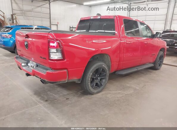 1C6SRFFT7NN254888 2022 RAM 1500 Красный Задняя правая четверть