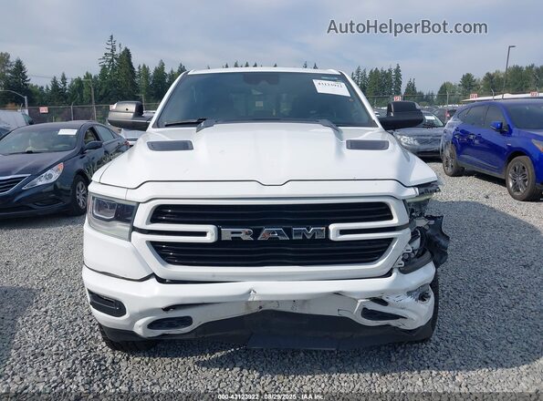 1C6SRFJT0MN806088 2021 RAM 1500 White Instrument cluster view