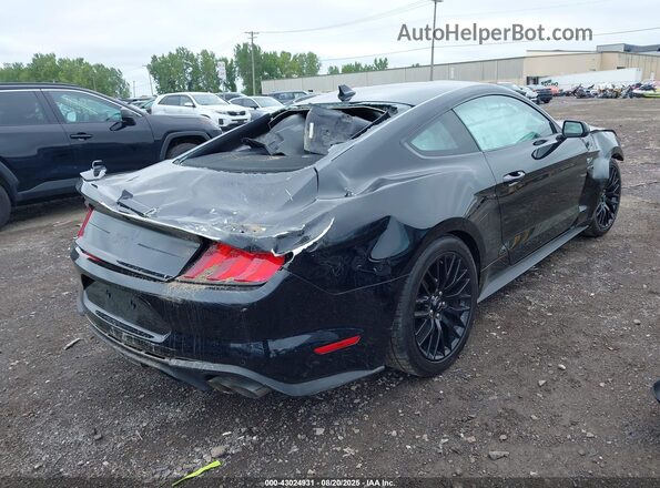 1FA6P8CF7M5113656 2021 FORD MUSTANG Black Rear right