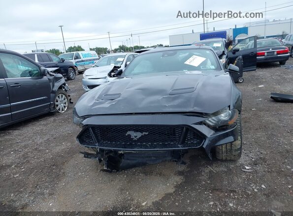 1FA6P8CF7M5113656 2021 FORD MUSTANG Black Instrument cluster view