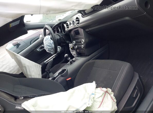 1FA6P8CF7M5113656 2021 FORD MUSTANG Black Front interior view