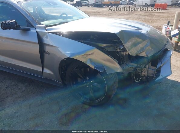 1FA6P8CF8M5116856 2021 FORD MUSTANG Silver Front view