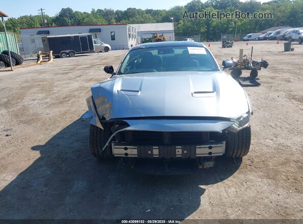 1FA6P8CF8M5116856 2021 FORD MUSTANG Silver Rear interior view