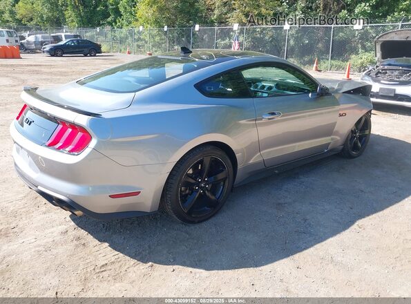 1FA6P8CF8M5116856 2021 FORD MUSTANG Silver Rear right