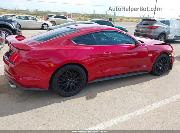 1FA6P8CF9L5114130 2020 FORD MUSTANG Red Vista interior trasera