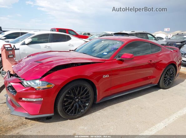 1FA6P8CF9L5114130 2020 FORD MUSTANG Red Vista interior de 360 grados