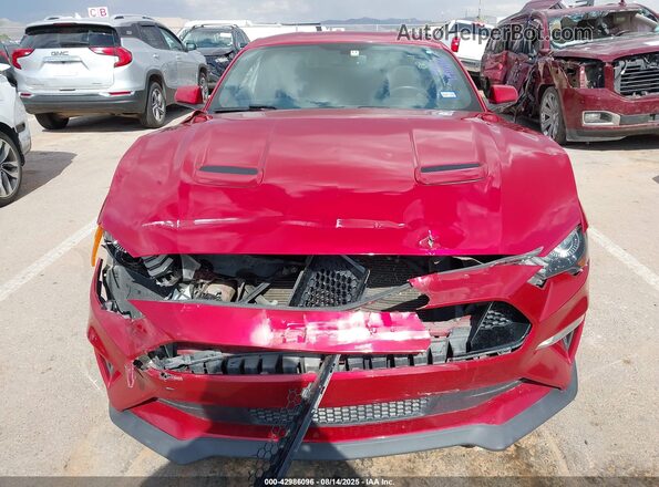 1FA6P8CF9L5114130 2020 FORD MUSTANG Red Vista del cuadro de instrumentos