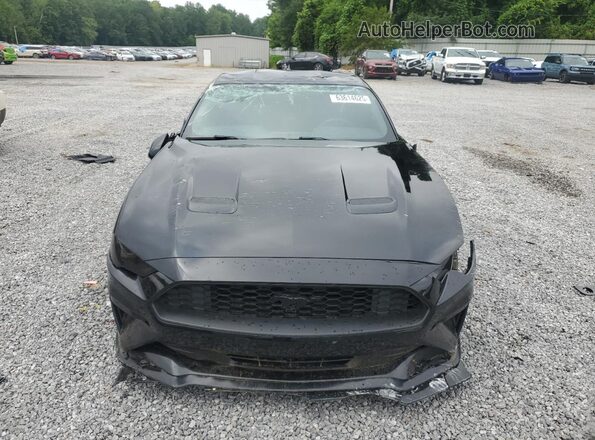 1FA6P8TH3L5161302 2020 FORD MUSTANG Черный Вид спереди