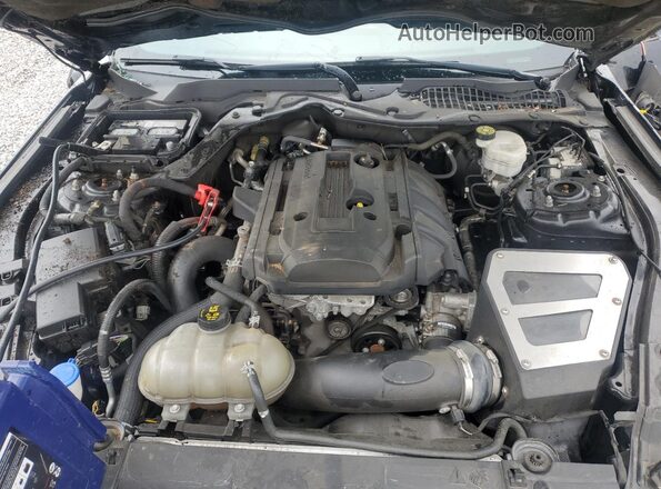 1FA6P8TH3L5161302 2020 FORD MUSTANG Черный Вид задней части салона
