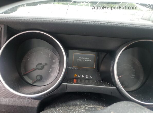 1FA6P8TH3L5161302 2020 FORD MUSTANG Черный Вид щитка приборов