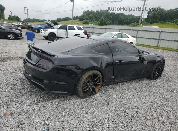 1FA6P8TH3L5161302 2020 FORD MUSTANG Черный Задняя правая четверть