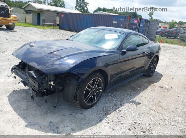1FA6P8TH5M5152151 2021 FORD MUSTANG Dark Blue Передня ліва чверть