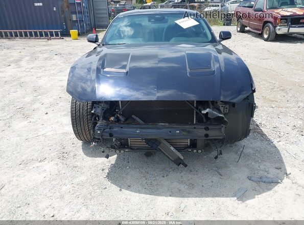 1FA6P8TH5M5152151 2021 FORD MUSTANG Dark Blue Вид спереду