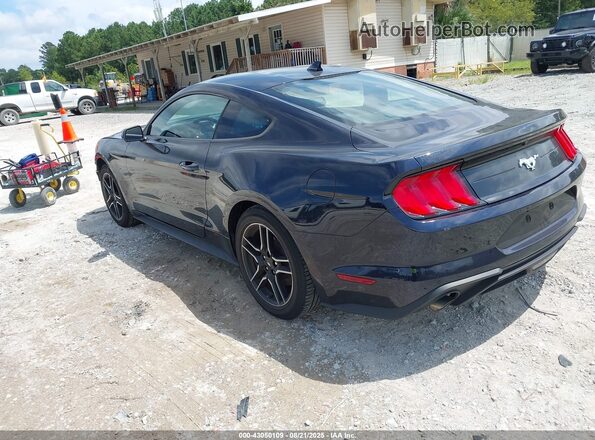 1FA6P8TH5M5152151 2021 FORD MUSTANG Dark Blue Задня ліва чверть