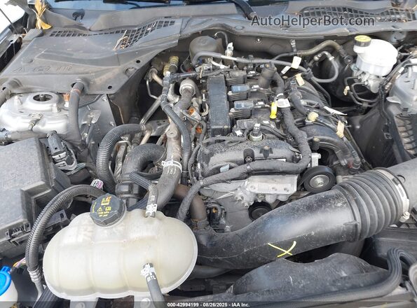 1FA6P8TH6N5110203 2022 FORD MUSTANG Серебряный Вид сзади